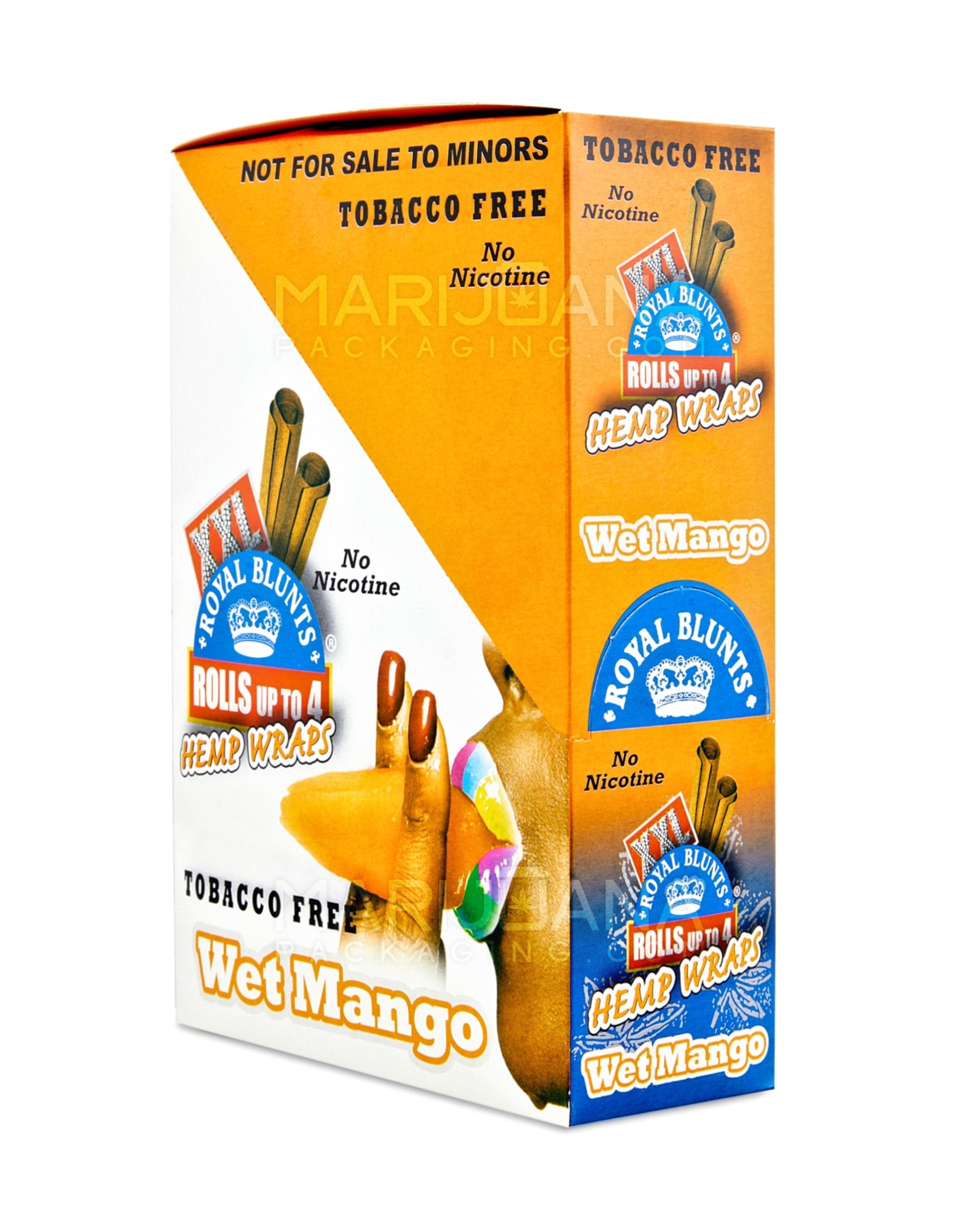 ROYAL BLUNTS | 'Retail Display' XXL Herbal Wraps | 100mm - Wet Mango - 25 Count - 2