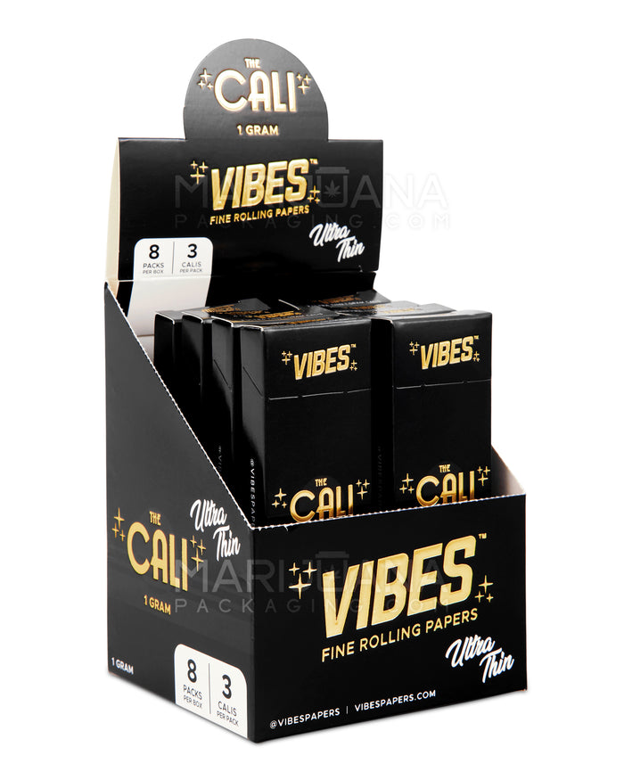 VIBES | 'Retail Display' The Cali 1 Gram Pre-Rolled Cones | 110mm - Ultra Thin Paper - 24 Count Image