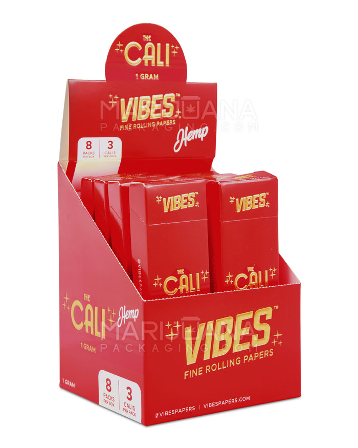 VIBES | 'Retail Display' The Cali 1 Gram Pre-Rolled Cones | 110mm - Hemp Paper - 24 Count Image