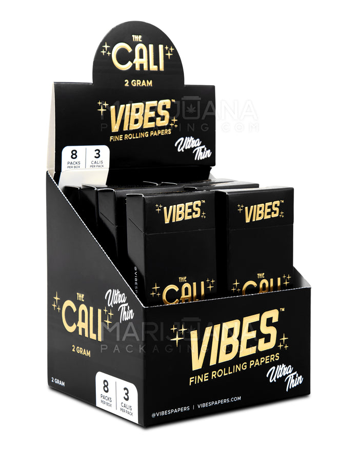 VIBES | 'Retail Display' The Cali 2 Gram Pre-Rolled Cones | 110mm - Ultra Thin Paper - 24 Count Image