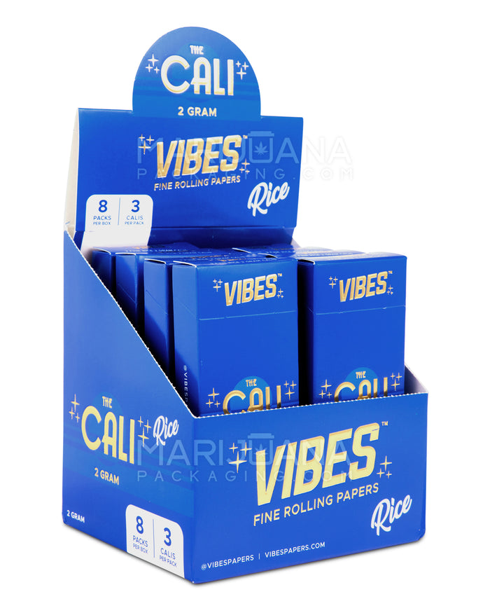 VIBES | 'Retail Display' The Cali 2 Gram Pre-Rolled Cones | 110mm - Rice Paper - 24 Count Image