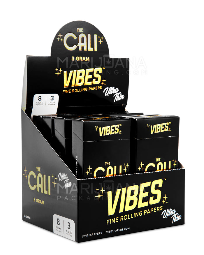 VIBES | 'Retail Display' The Cali 3 Gram Pre-Rolled Cones | 110mm - Ultra Thin Paper - 24 Count Image