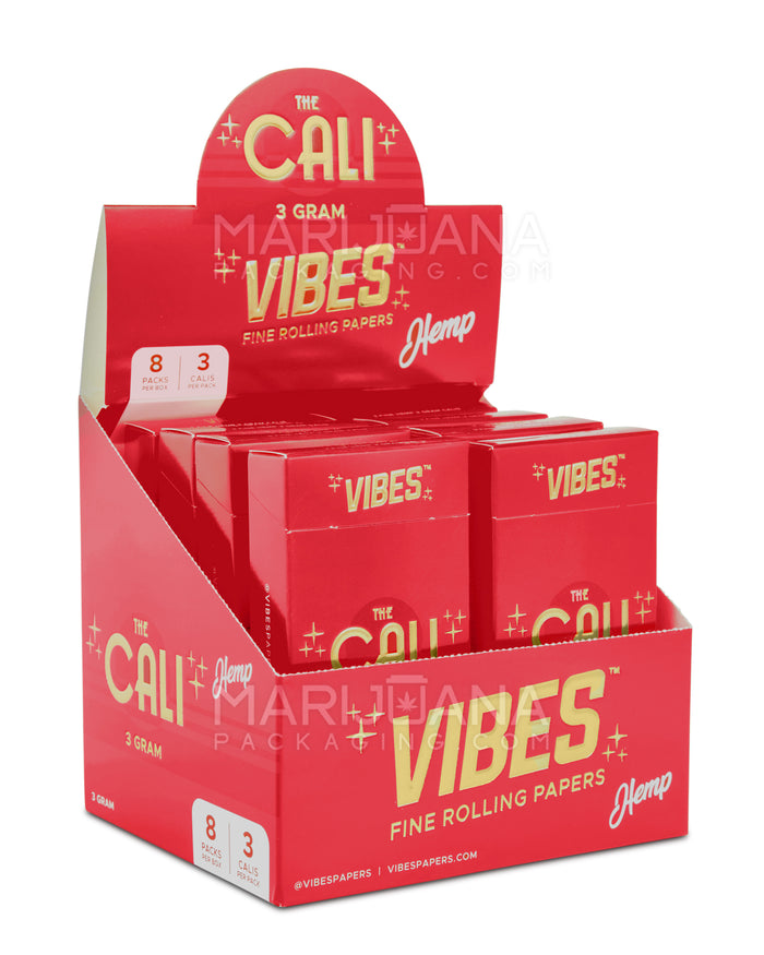 VIBES | 'Retail Display' The Cali 3 Gram Pre-Rolled Cones | 110mm - Hemp Paper - 24 Count Image