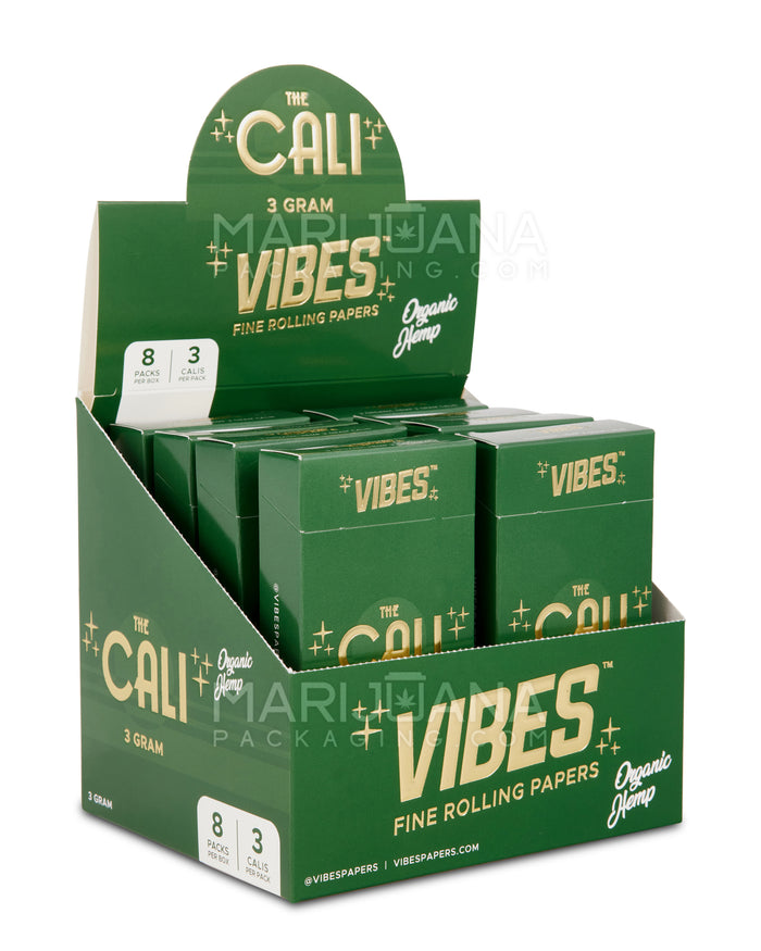 VIBES | 'Retail Display' The Cali 3 Gram Organic Pre-Rolled Cones | 110mm - Hemp Paper - 24 Count Image