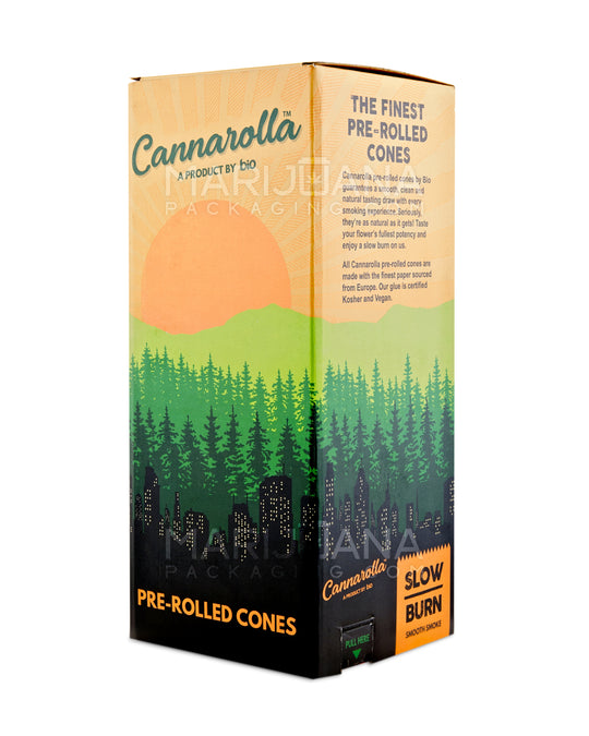 CANNAROLLA | Straight 1 1/4 Size Pre-Rolled Cones | 84mm - White Paper - 900 Count