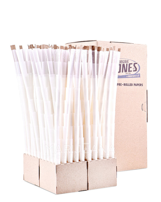 CONES | 1 1/4 Size Pre Rolled Cones | 84mm - Bleached Paper - 900 Count