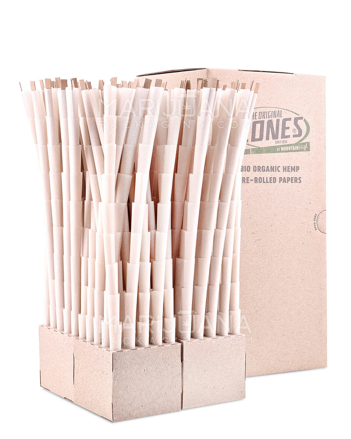 CONES | 1 1/4 Size Pre Rolled Cones | 84mm - Organic Hemp Paper - 900 Count Image