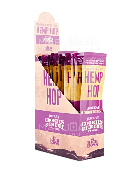 HEMP HOP | 'Retail Display' Organic Hemp Wraps | 109mm - Cookies & Creme - 25 Count