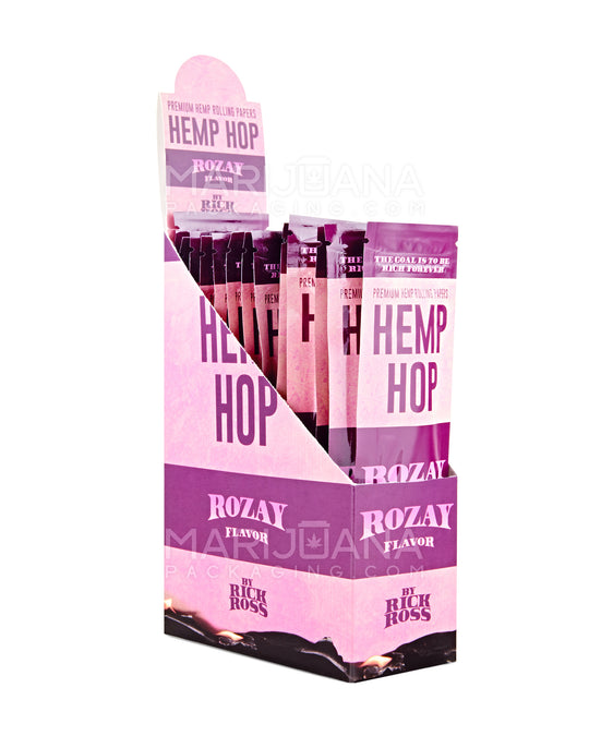 HEMP HOP | 'Retail Display' Organic Hemp Wraps | 109mm - Rozay - 25 Count