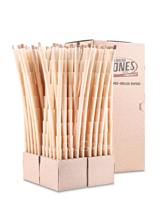 CONES | 1 1/4 Size Pre-Rolled Cones | 84mm - Unbleached Paper - 900 Count