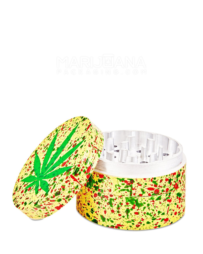 Leaf Magnetic Metal Grinder w/ Catcher | 4 Piece - 63mm - Assorted Image