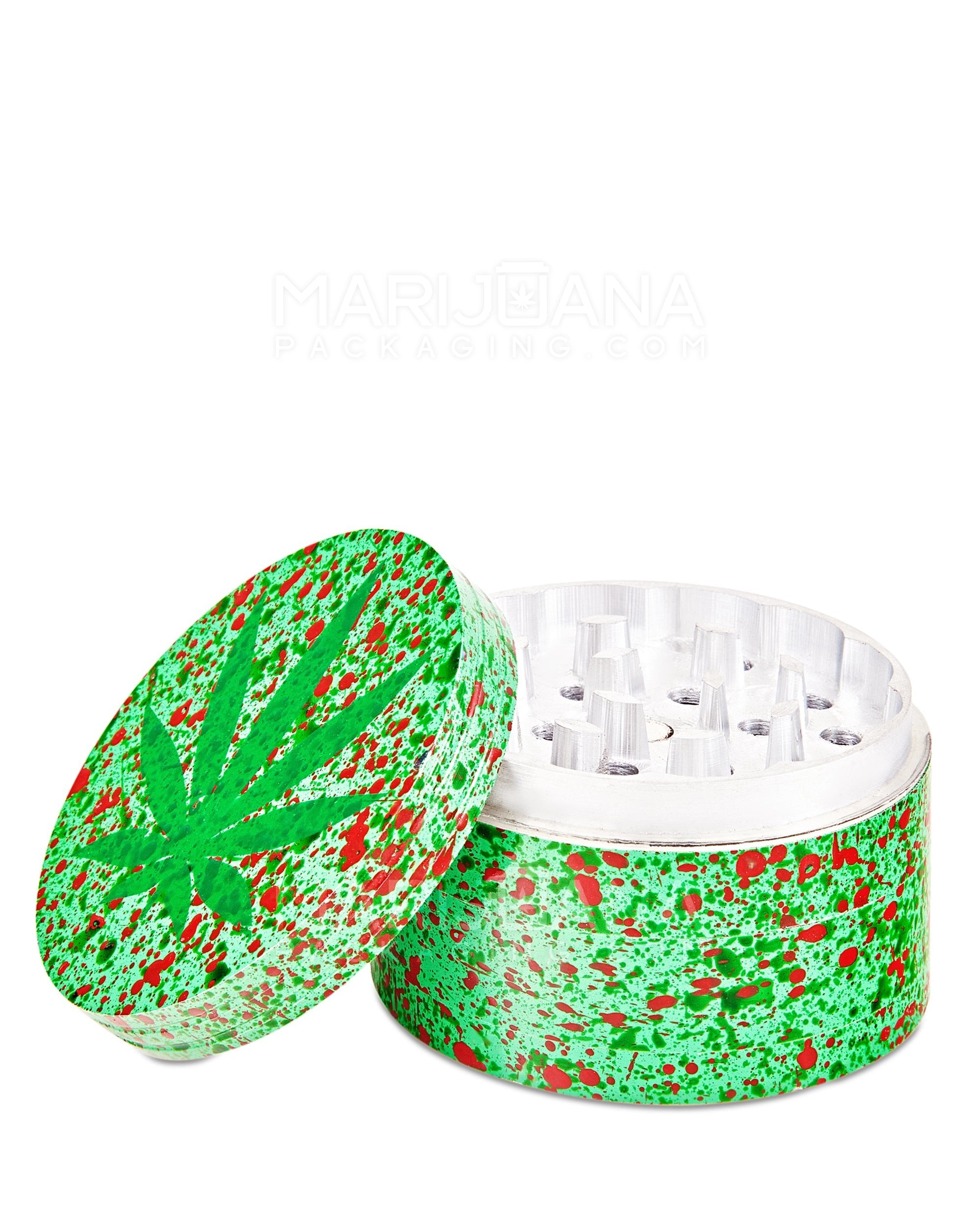 Leaf Magnetic Metal Grinder w/ Catcher | 4 Piece - 63mm - Assorted - 6