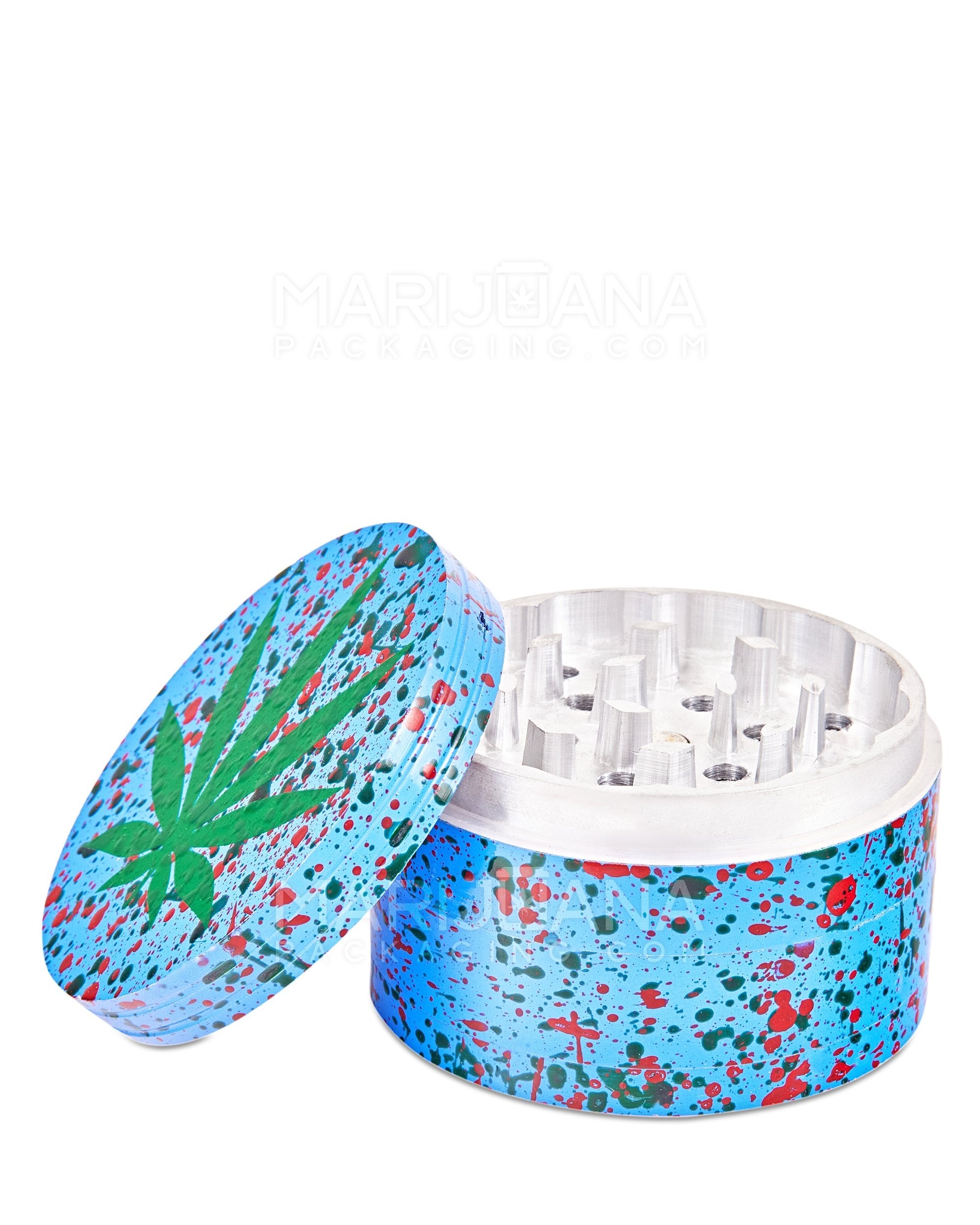 Leaf Magnetic Metal Grinder w/ Catcher | 4 Piece - 63mm - Assorted - 8