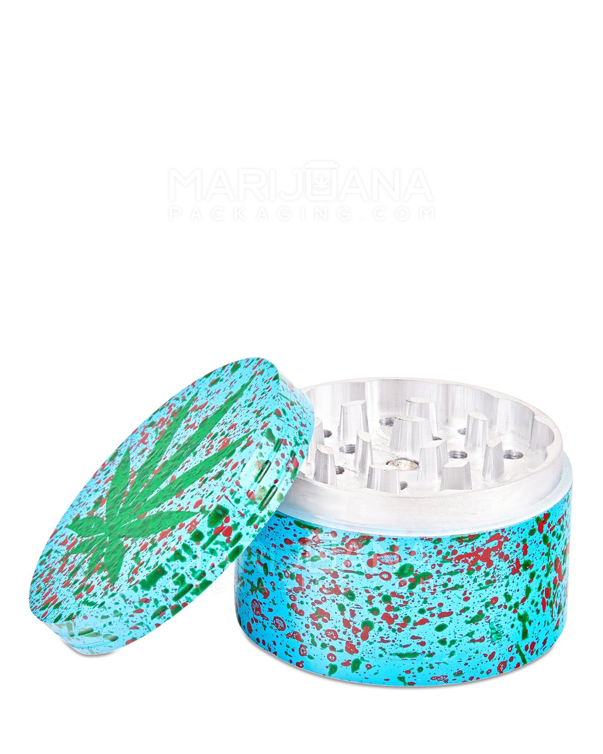 Leaf Magnetic Metal Grinder w/ Catcher | 4 Piece - 63mm - Assorted - 9