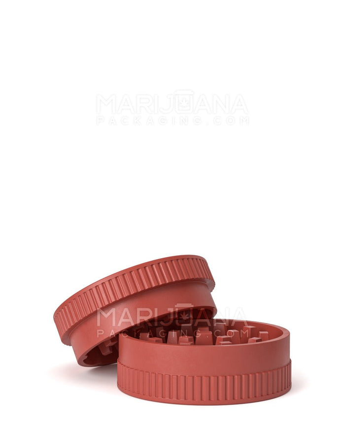 Biodegradable Thick Wall Red Grinder | 2 Piece - 55mm - 12 Count Image