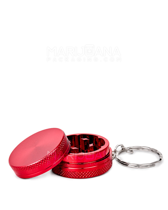 Keychain Grinder | 2 Piece - 31mm - Red Image