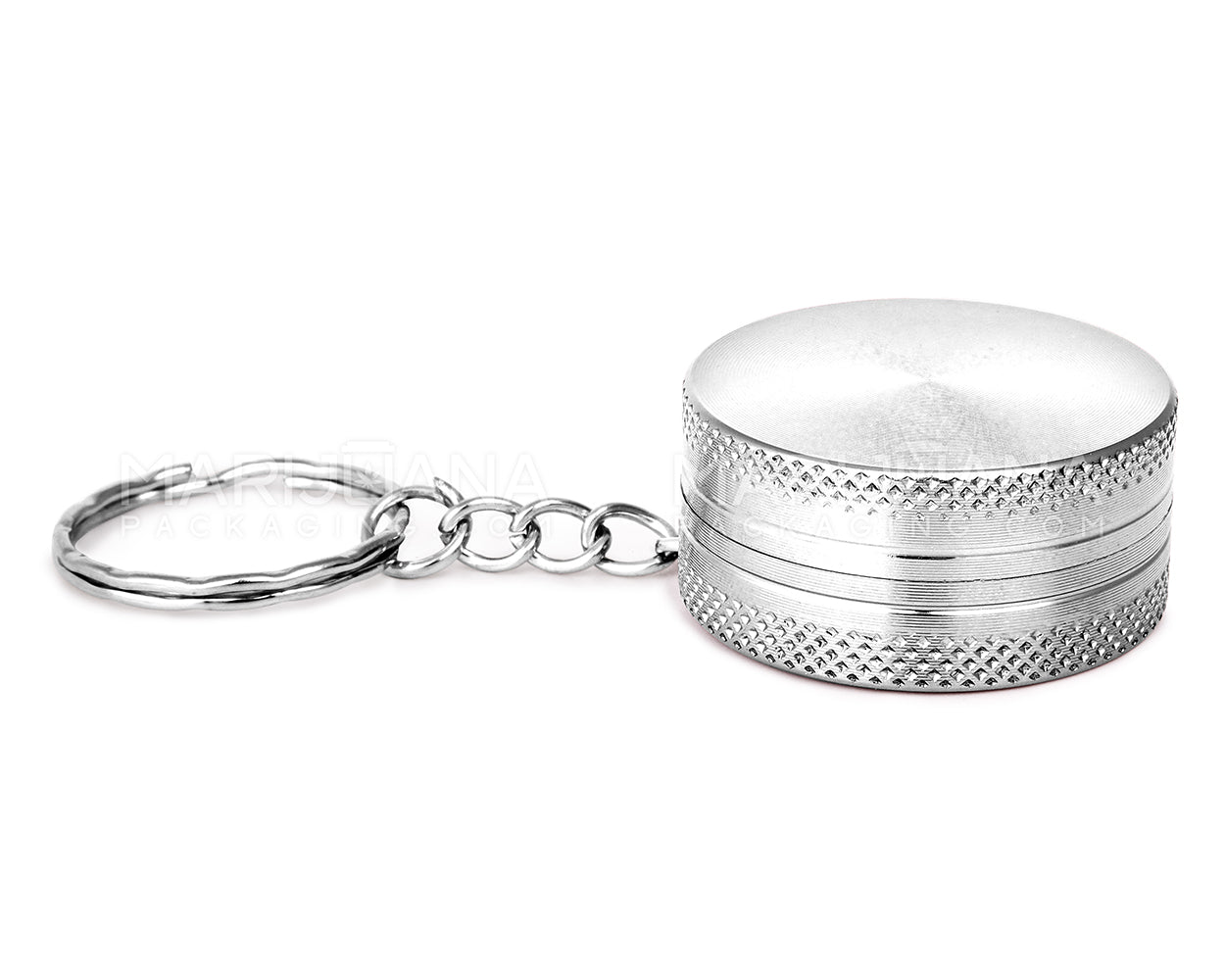 Keychain Grinder | 2 Piece - 31mm - Silver - 3