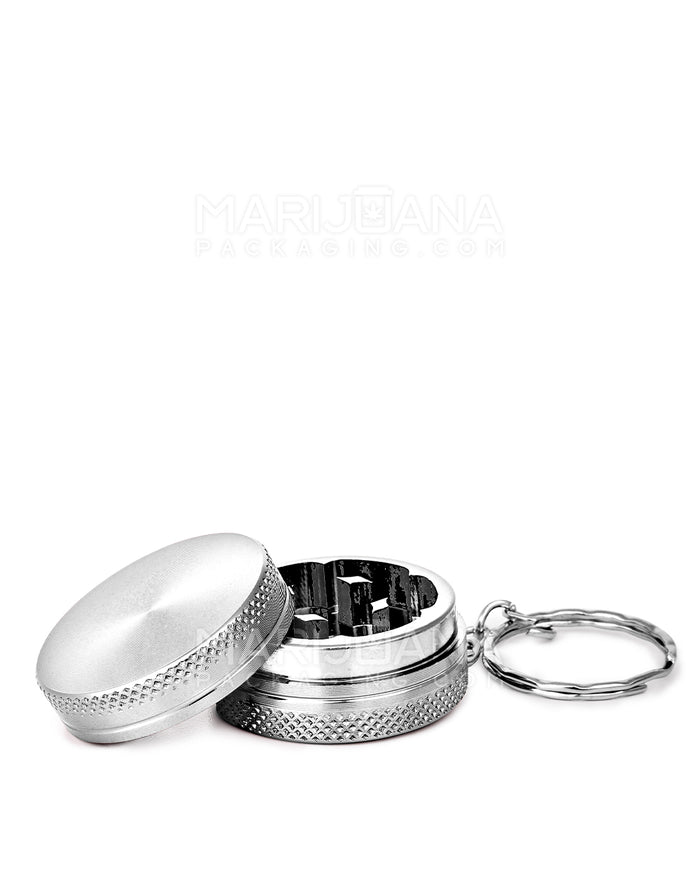 Keychain Grinder | 2 Piece - 31mm - Silver Image