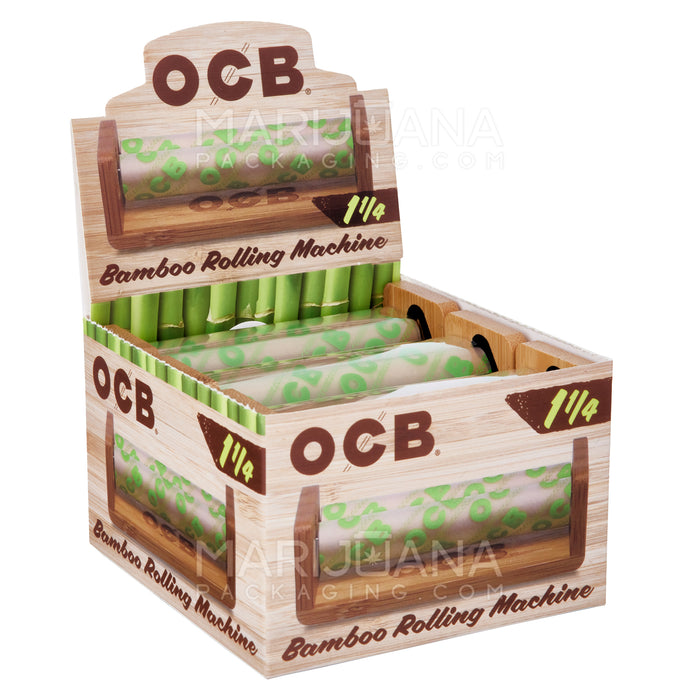 OCB | 'Retail Display' 1 1/4 Rolling Machine | 83mm - Bamboo Wood - 6 Count Image