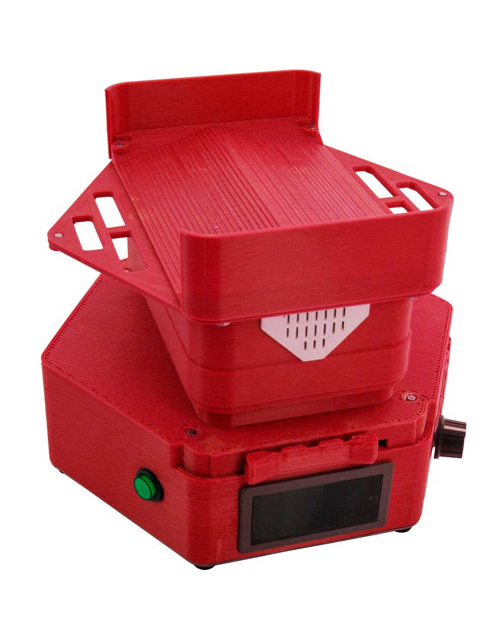 KING KONE | Red Vibration Pre-Rolled Cones Filling Machine 84/98/109mm | Fill 169 Cones Per Run - 2