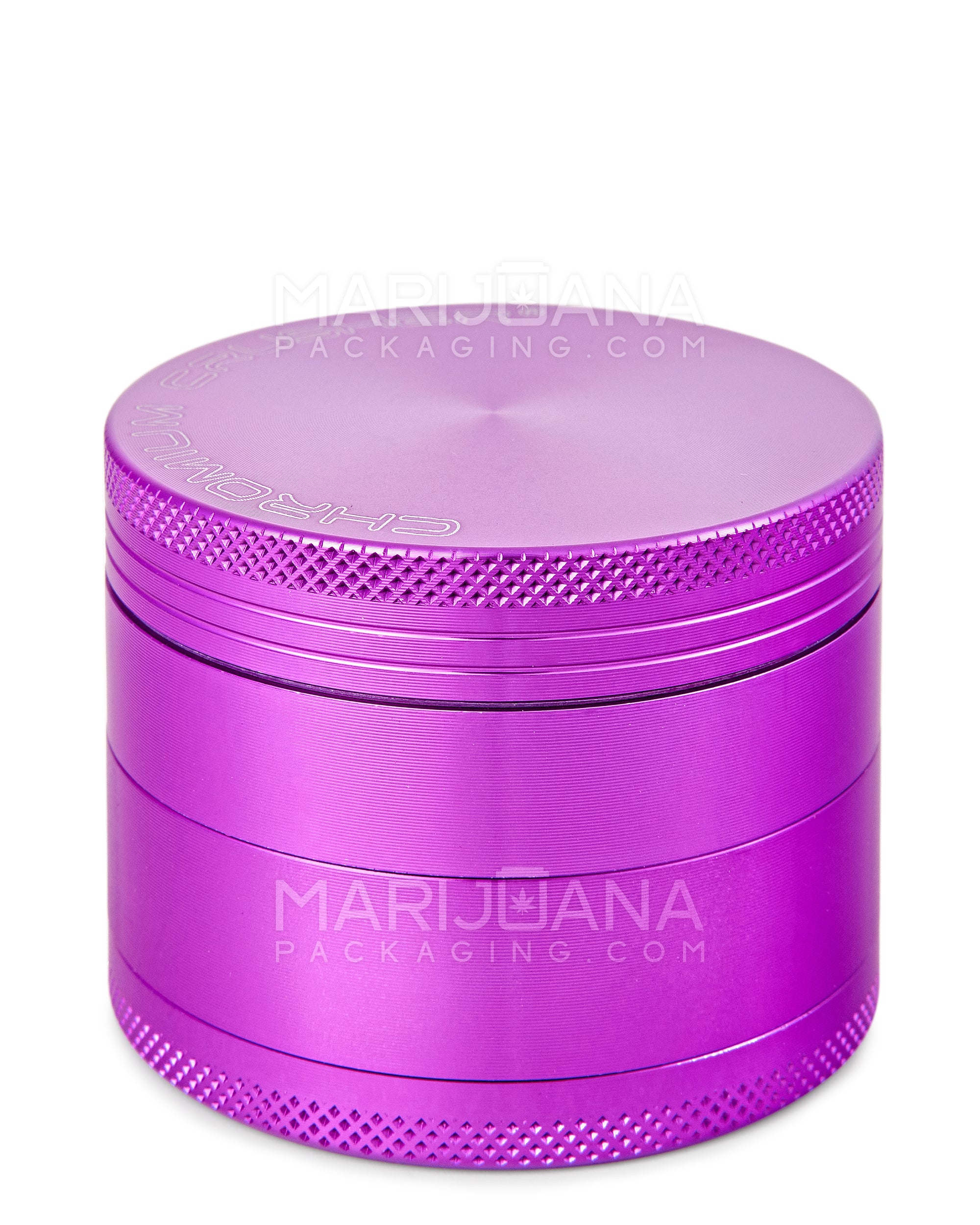 CHROMIUM CRUSHER | Magnetic Metal Grinder | 4 Piece - 63mm - Purple - 4