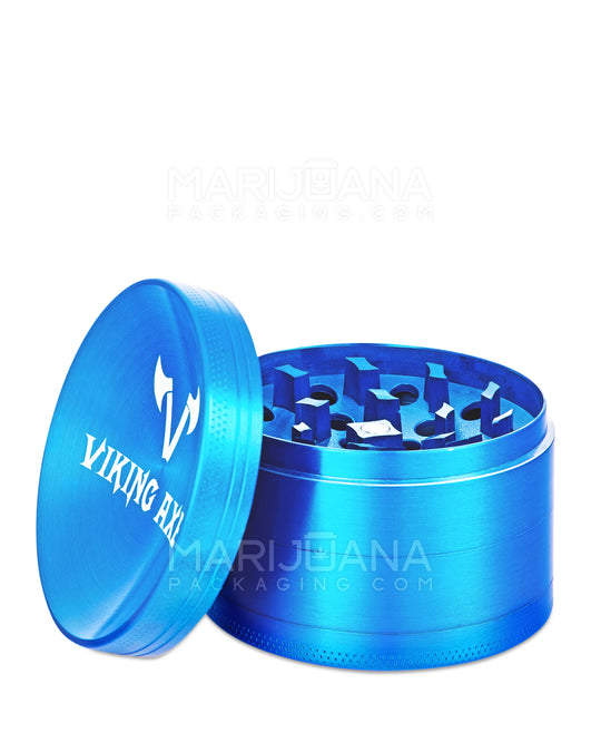 VIKING AXE | Magnetic Metal Grinder w/ Catcher | 4 Piece - 63mm - Blue - 1