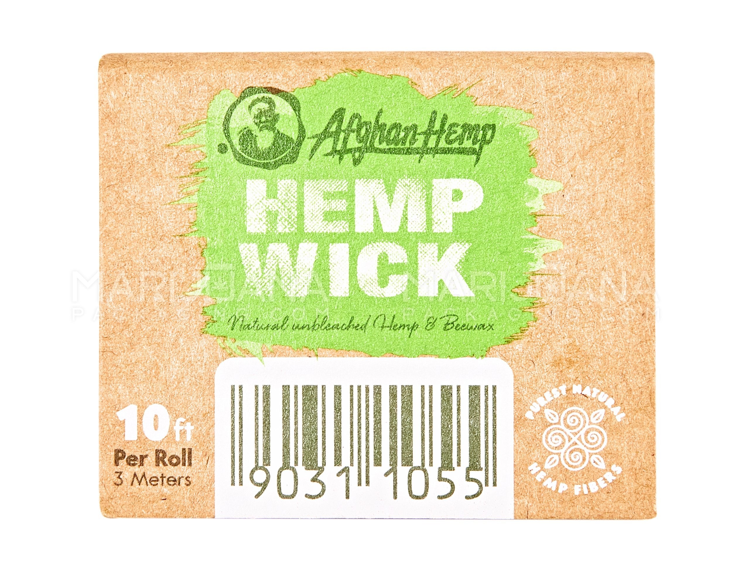 AFGHAN HEMP | 'Retail Display' Hemp Wick Display | 10ft Long - All Natural - 10 Count - 3