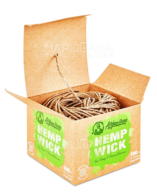 AFGHAN HEMP | Hemp & Beeswax Wick | 100ft Long - All Natural - 1