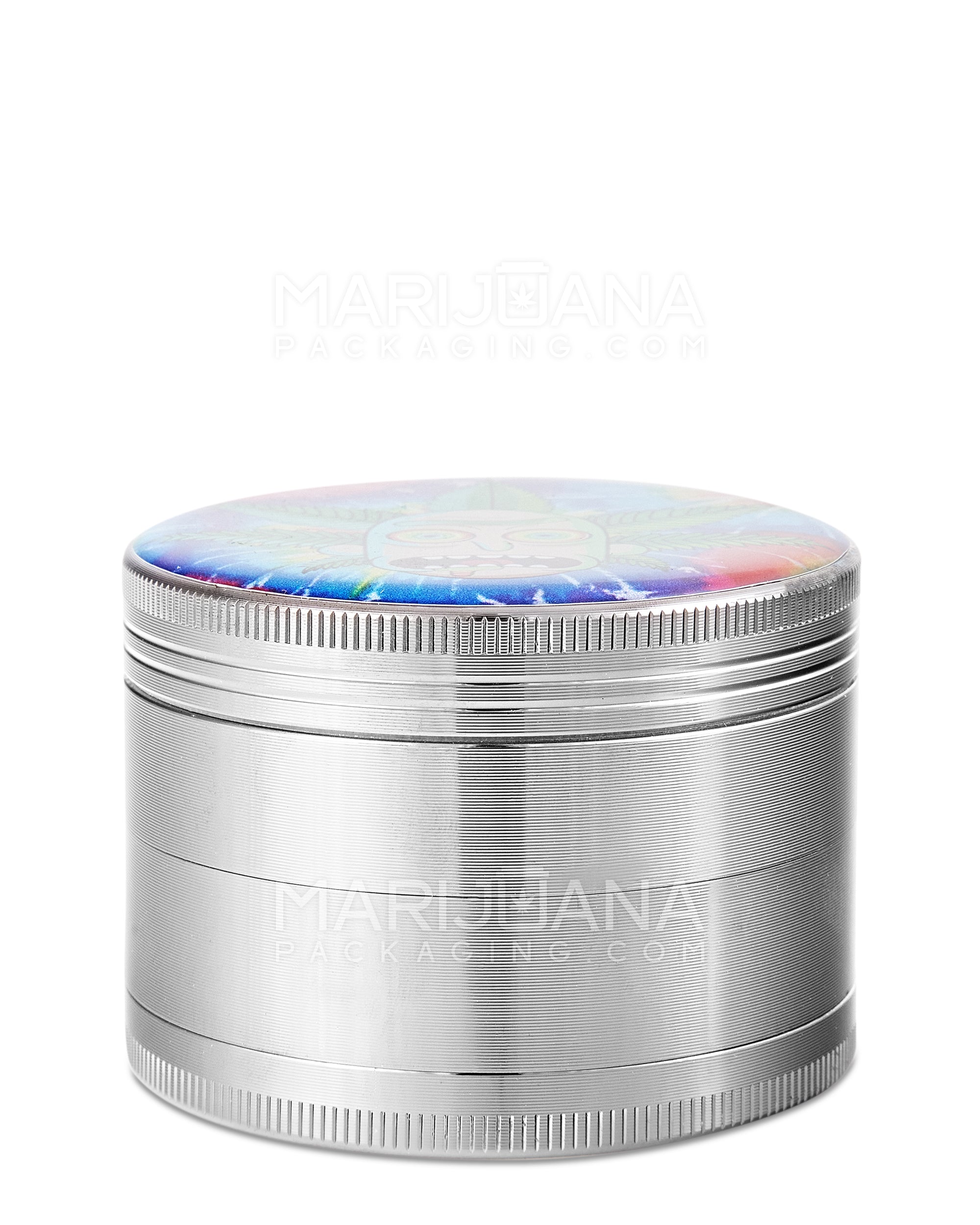 Trippy Rick Magnetic Metal Grinder w/ Catcher | 4 Piece - 63mm - Silver - 5