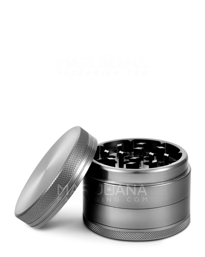 Magnetic CNC Aluminum Metal Grinder w/ Catcher | 4 Piece - 55mm - Grey Image