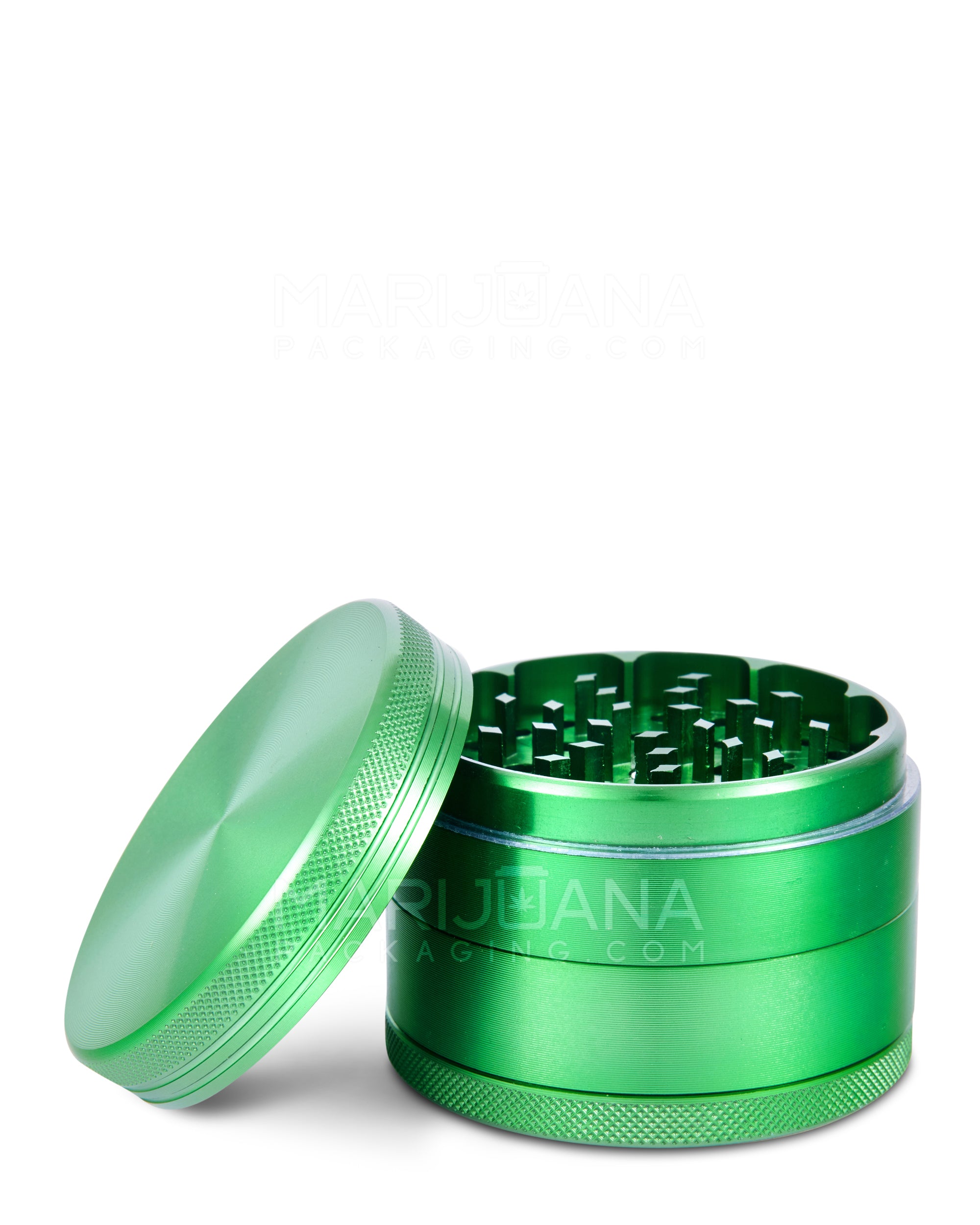 Magnetic CNC Aluminium Metal Grinder w/ Catcher | 4 Piece - 63mm - Green - 1