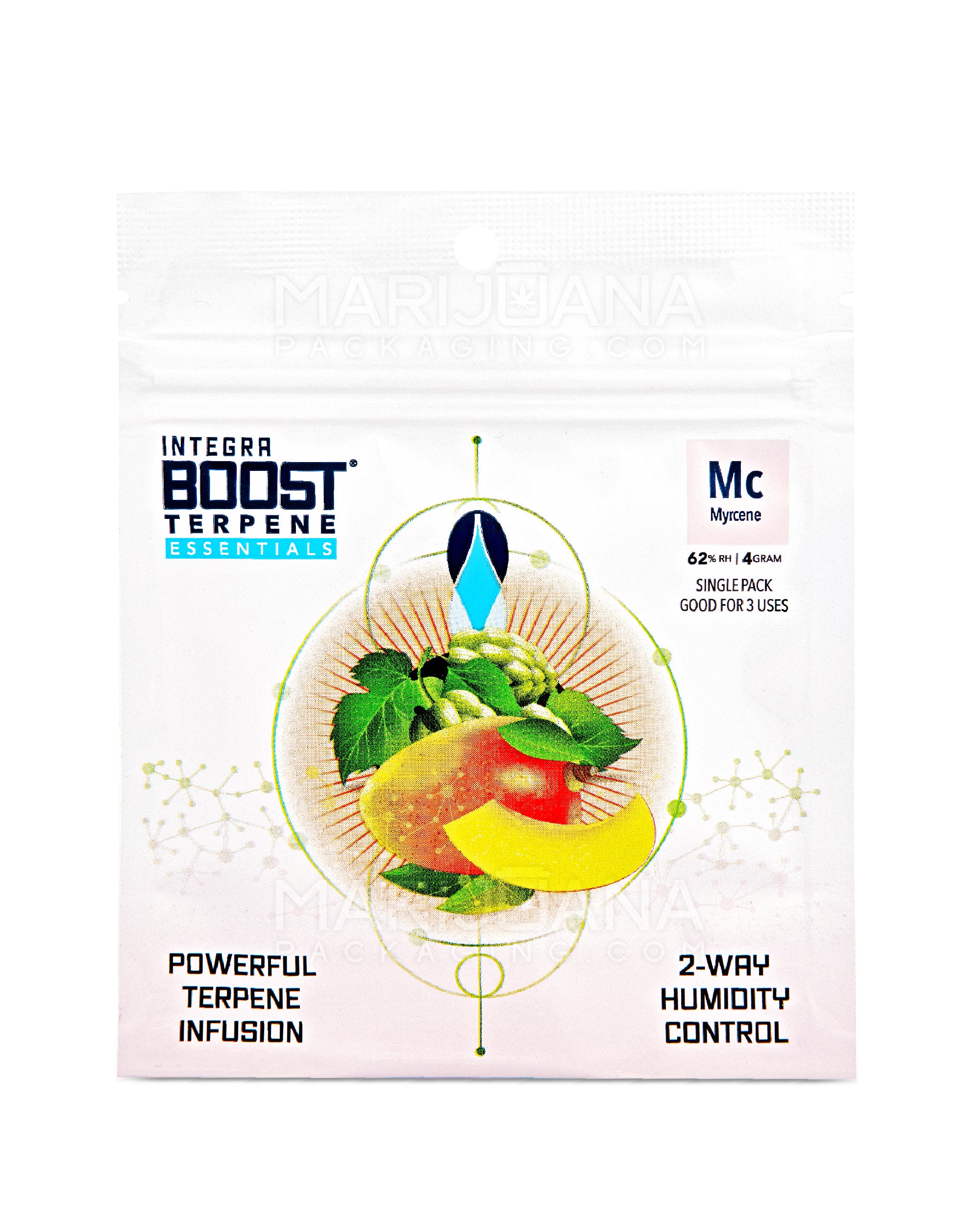 INTEGRA | 'Retail Display' Boost Terpene Essentials Myrcene Humidity Pack | 4 Grams - 62% - 48 Count - 2