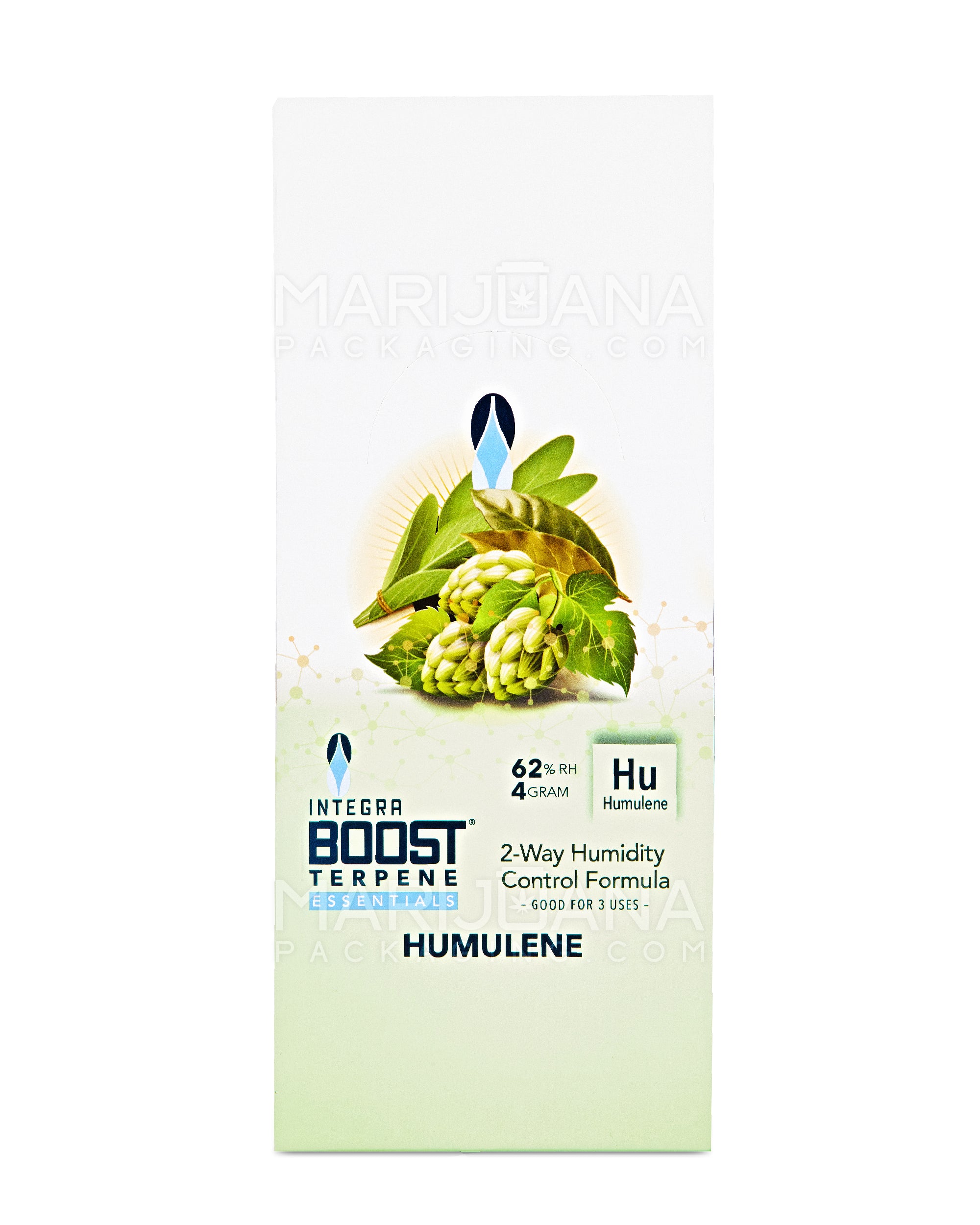 INTEGRA | 'Retail Display' Boost Terpene Essentials Humulene Humidity Pack | 4 Grams - 62% - 48 Count - 8