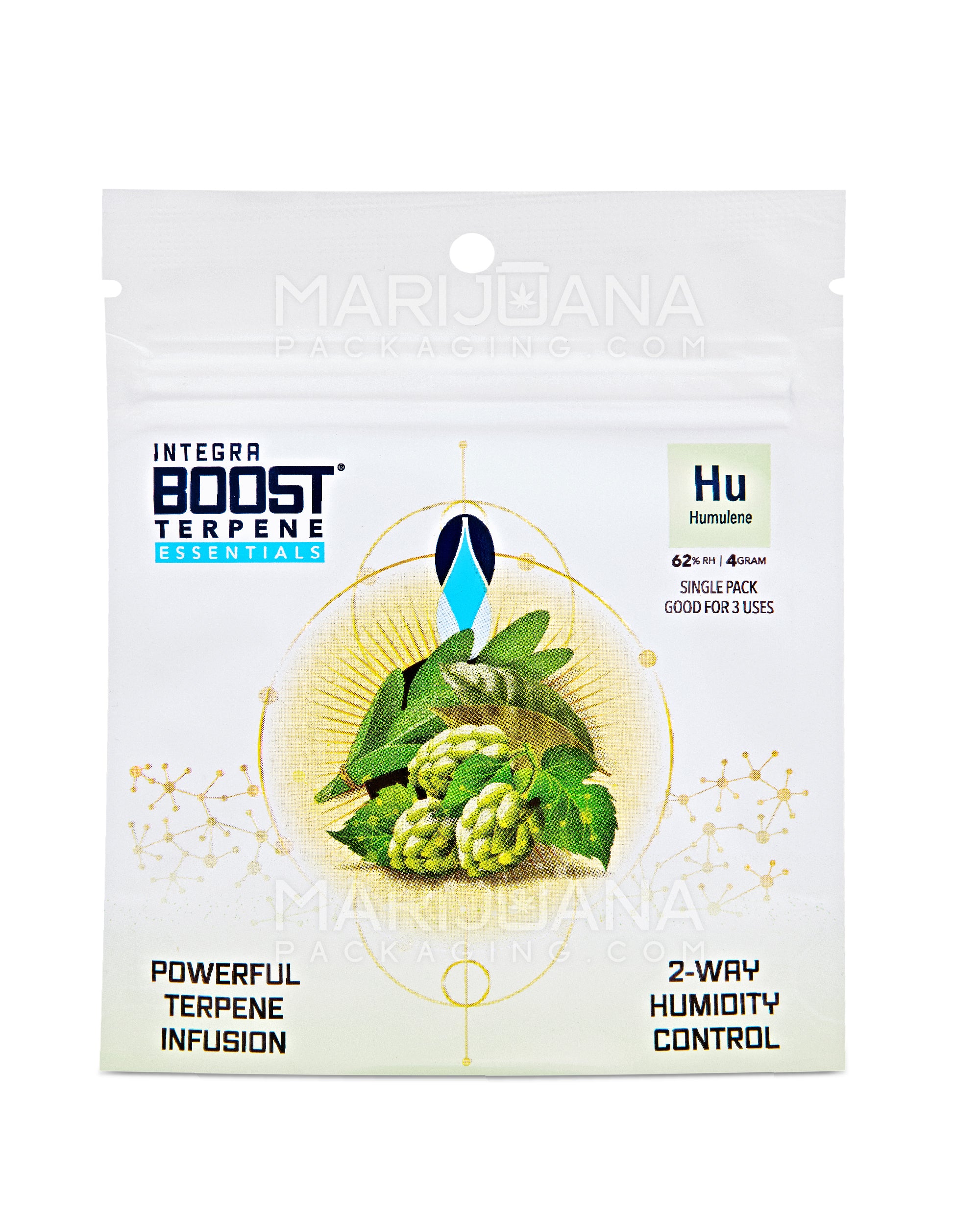 INTEGRA | 'Retail Display' Boost Terpene Essentials Humulene Humidity Pack | 4 Grams - 62% - 48 Count - 2