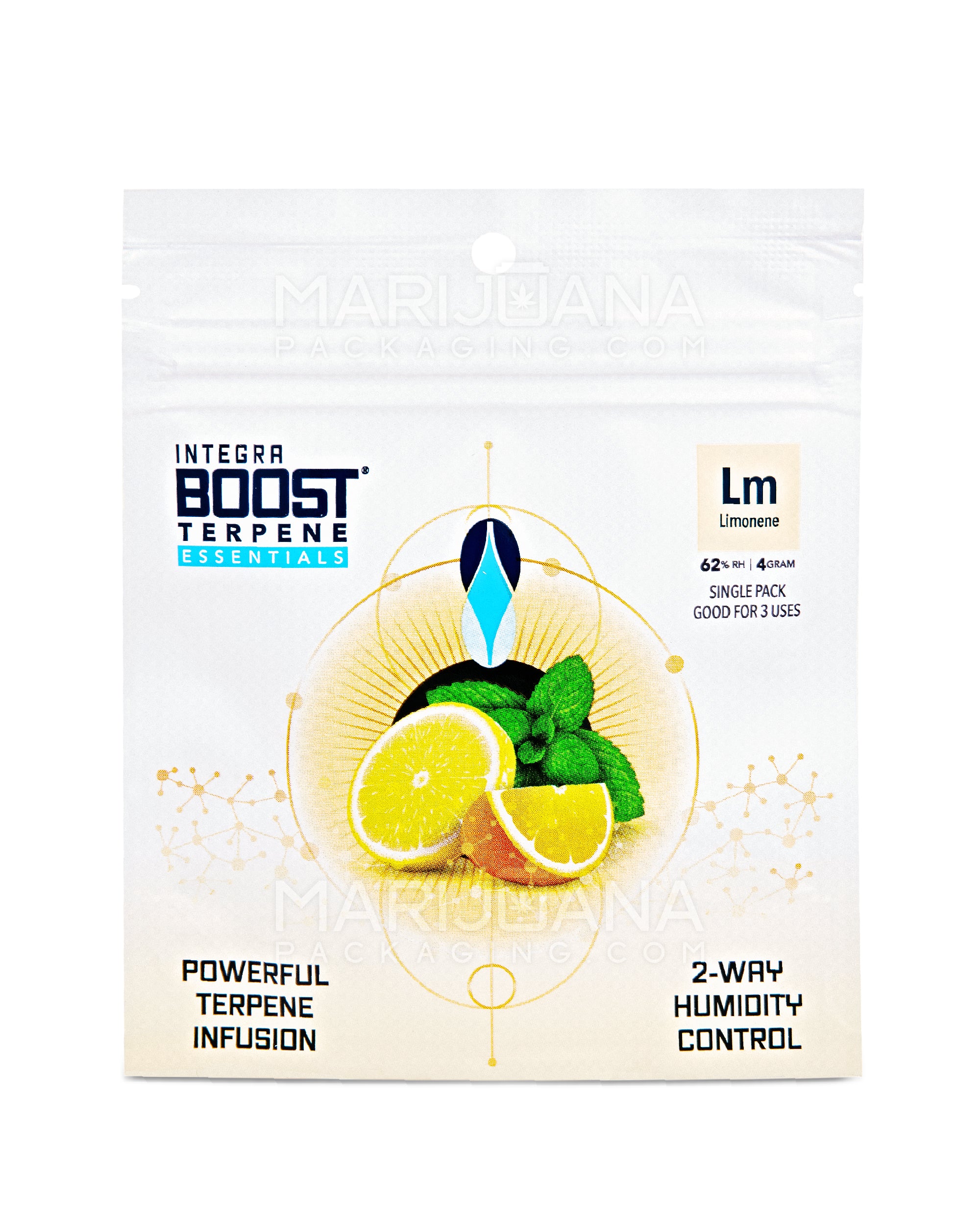 INTEGRA | 'Retail Display' Boost Terpene Essentials Limonene Humidity Pack | 4 Grams - 62% - 48 Count - 2