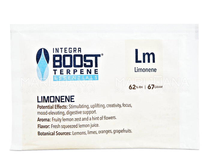 INTEGRA Boost Terpene Essentials Limonene Humidity Pack | 67 Grams - 62% | Sample Image