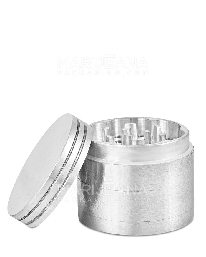 Magnetic Metal Grinder w/ Catcher | 4 Piece - 42mm - Silver Image