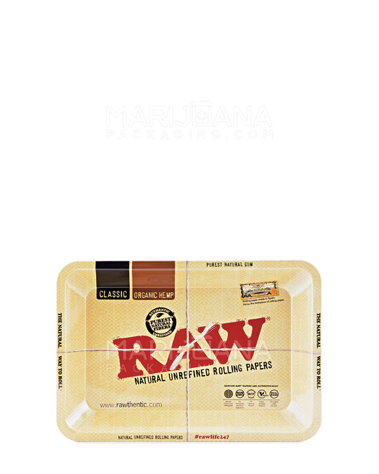 RAW | Classic Rolling Tray | 7in x 5in - Mini - Metal