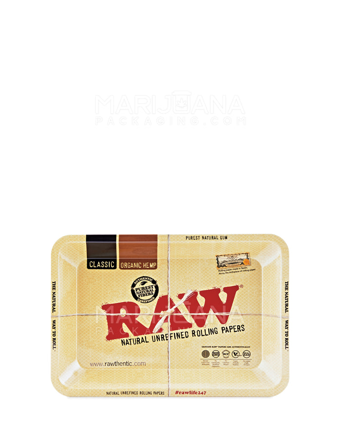 RAW | Classic Rolling Tray | 7in x 5in - Mini - Metal Image