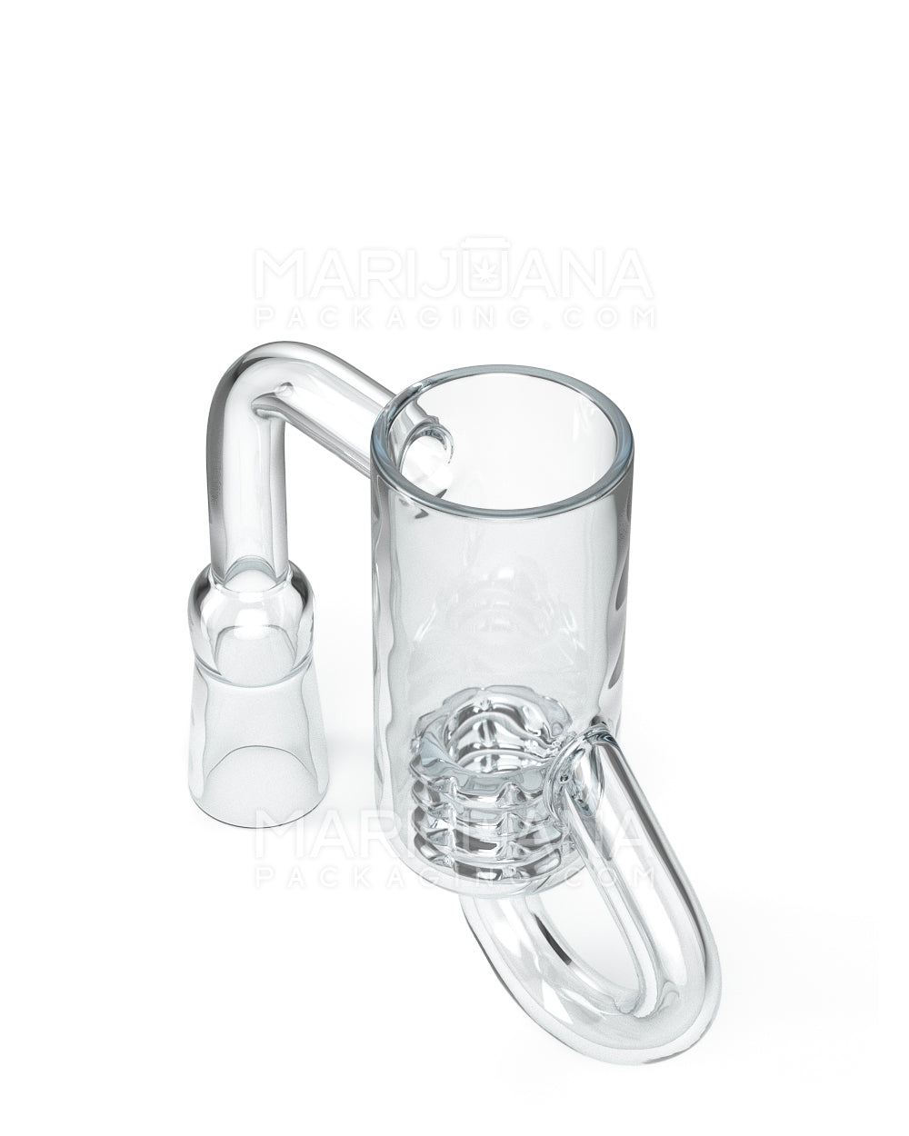 Quartz Recycler Banger Nail w/ Quartz Knot | 14mm - 90 Degree - Female - 2