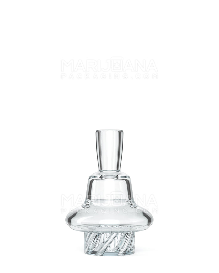 Bell Top Carb Cap | 30mm - Glass - Clear Image