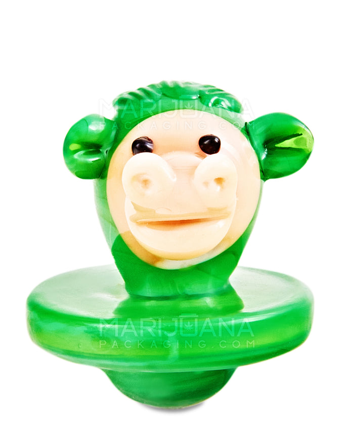 Animal Head Flat Carb Cap | 25mm - Glass - Assorted Image