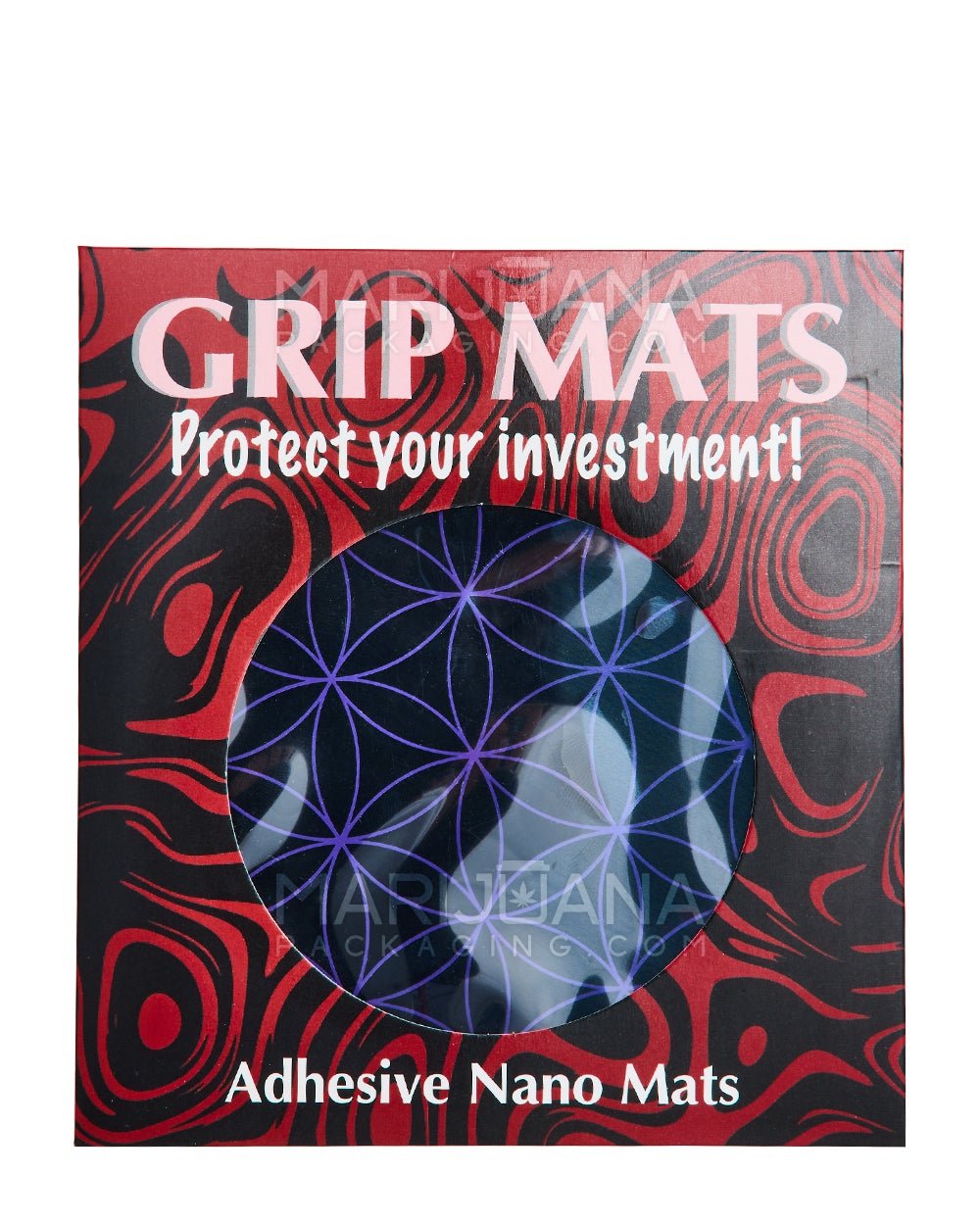 Nano Adhesive Grip Mat | 4.5" Diameter - Assorted Design - 4