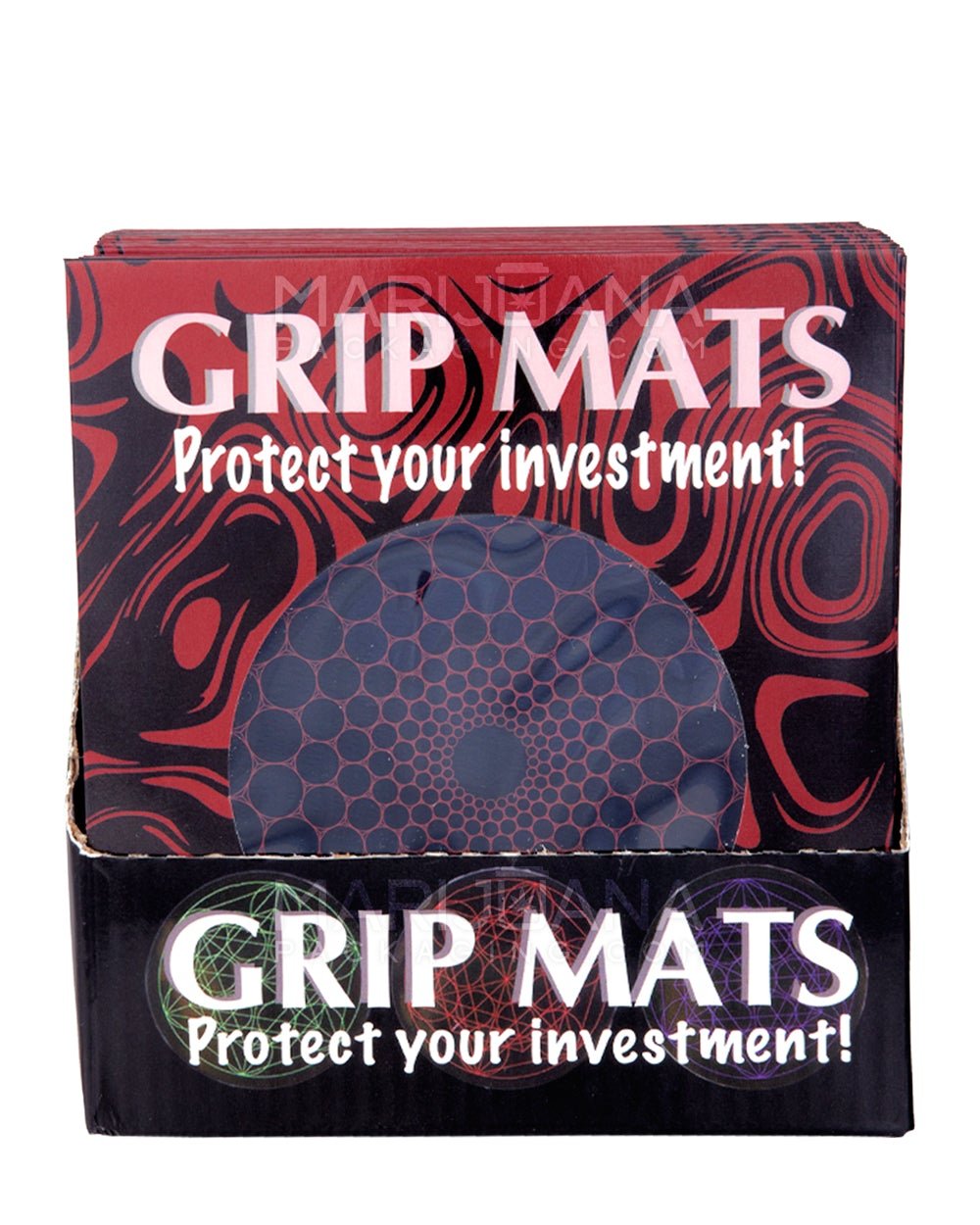 Retail Display | Nano Adhesive Grip Mat | 4.5" Diameter - Assorted Design - 24 Count - 2