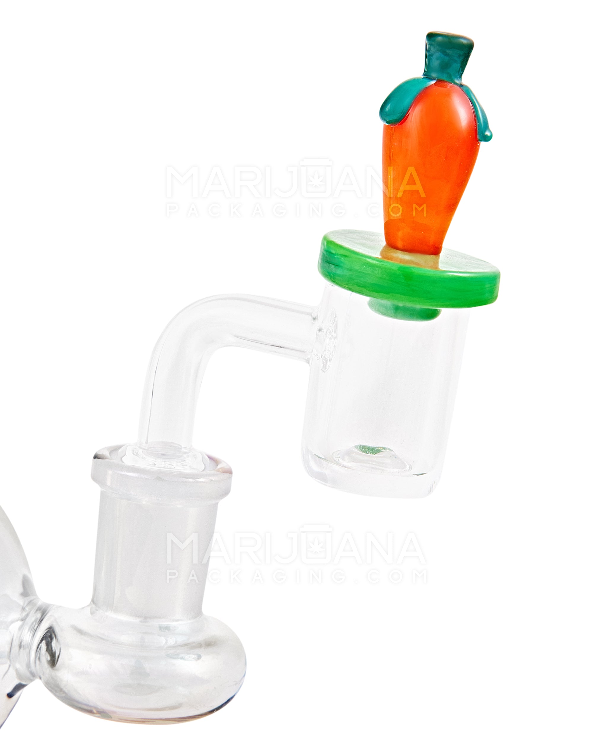 Pepper Flat Carb Cap | 25mm - Glass - Red - 3