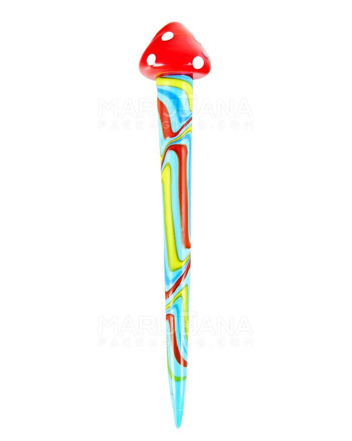 Mushroom Swirl Pointed Dab Tool  | 5in Long - Glass - Assorted Image