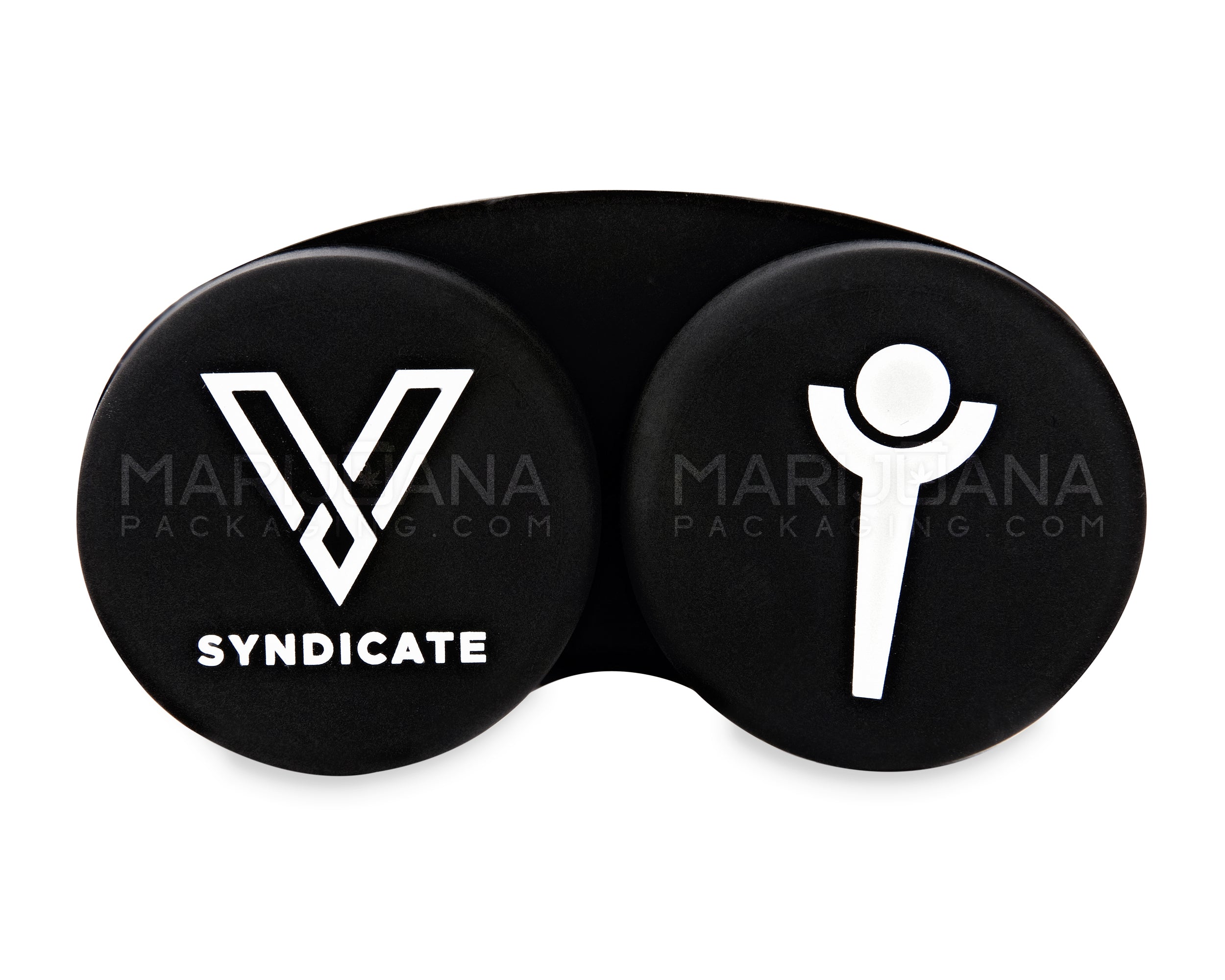 GENIUS PIPE x V-SYNDICATE | Magnetic Slider Water-Free Dab Rig Pipe w/ Black Slider & Titanium Nail | 6in Long - Metal - 20