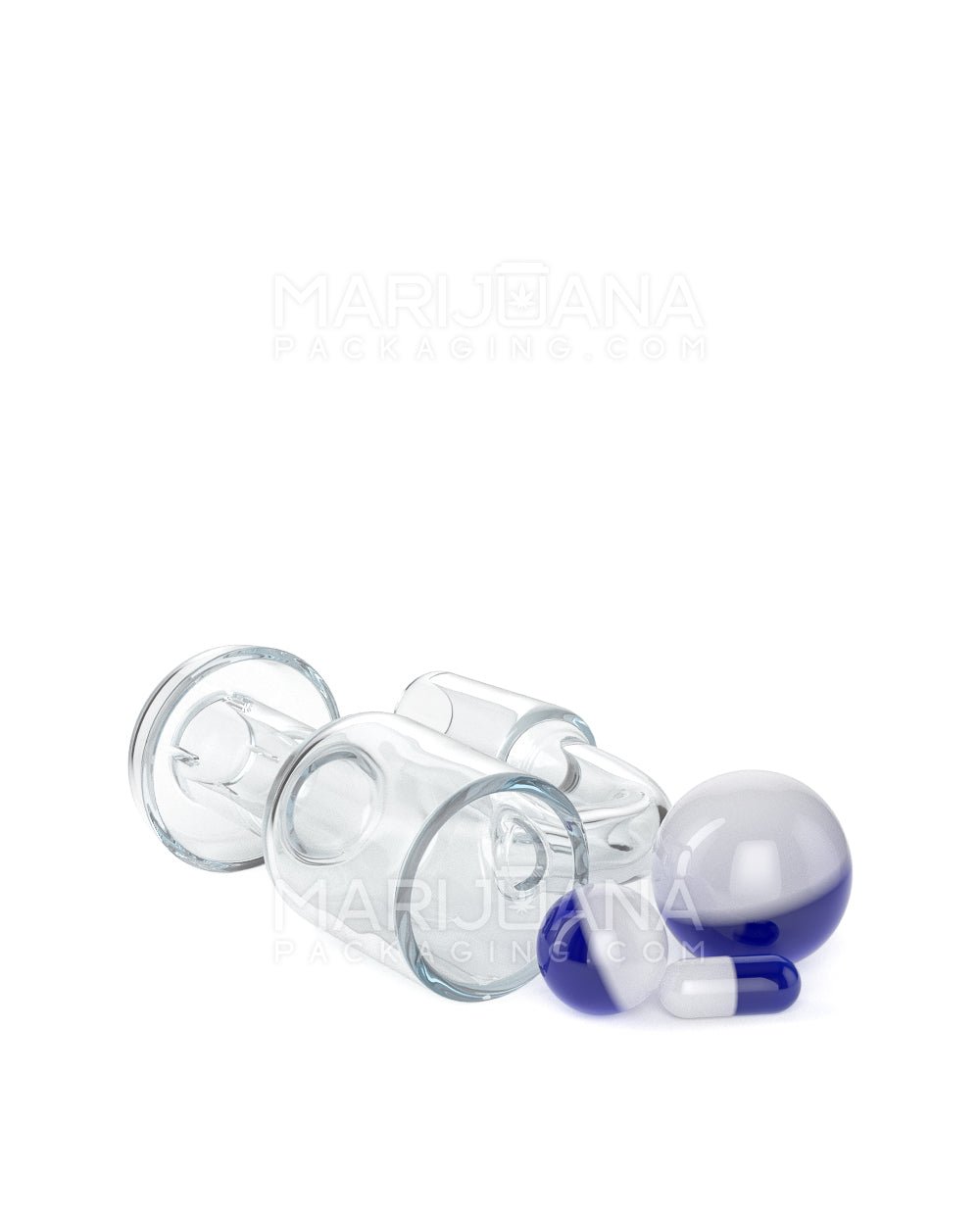 Assorted Quartz Banger Nail Terp Slurper Set w/ Eyeball Pearl & Carb Cap | 14mm - 90 Degree - Male - 12