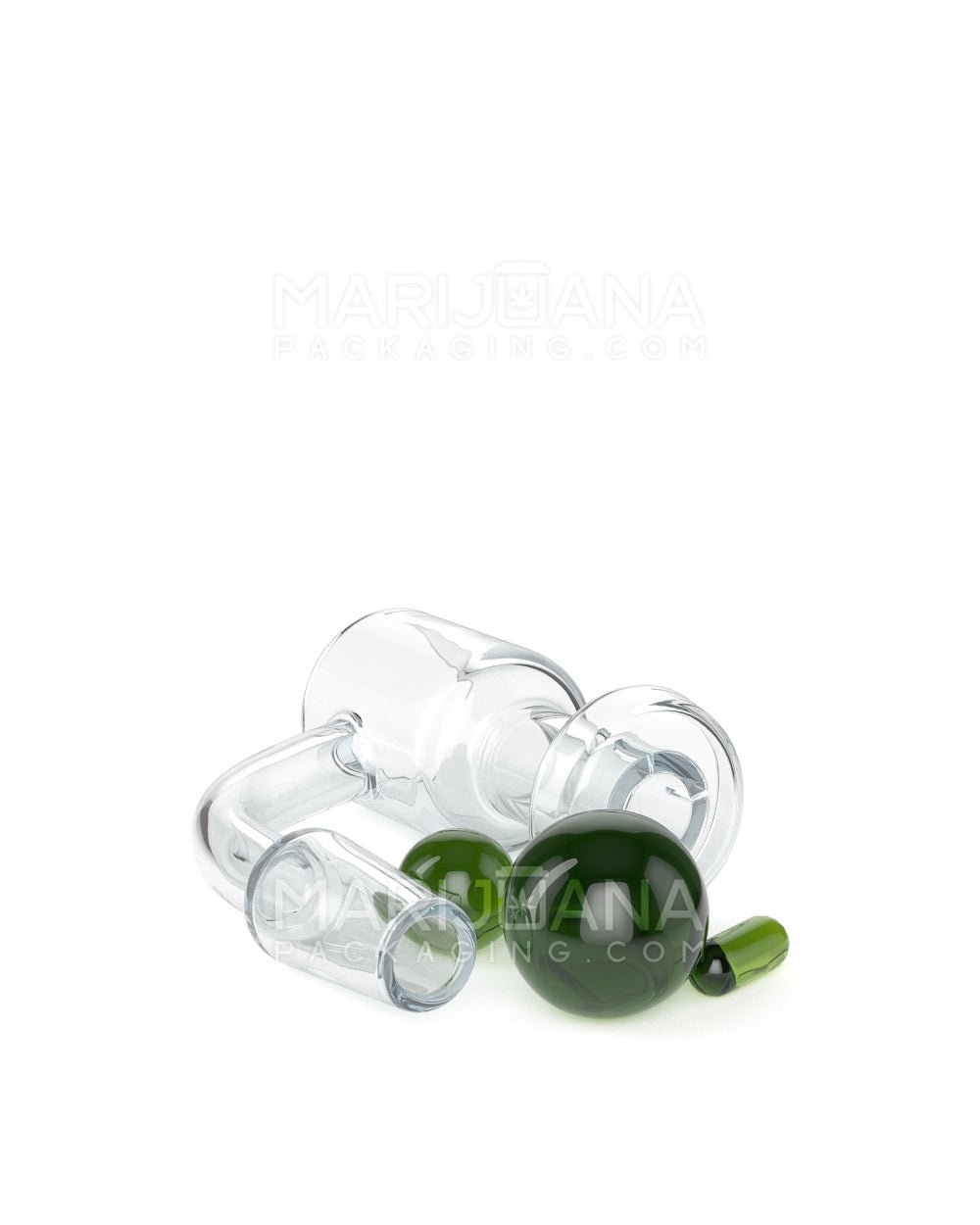 Assorted Quartz Banger Nail Terp Slurper Set w/ Eyeball Pearl & Carb Cap | 14mm - 90 Degree - Male - 17