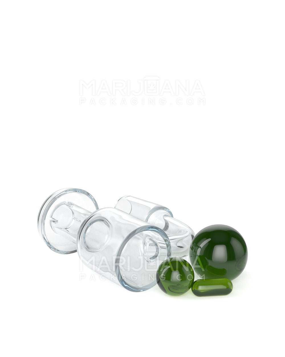 Assorted Quartz Banger Nail Terp Slurper Set w/ Eyeball Pearl & Carb Cap | 14mm - 90 Degree - Male - 18